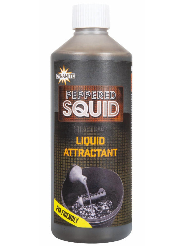 Dynamite Baits Peppered Squid Liquid Attractant 500ml – Bankside