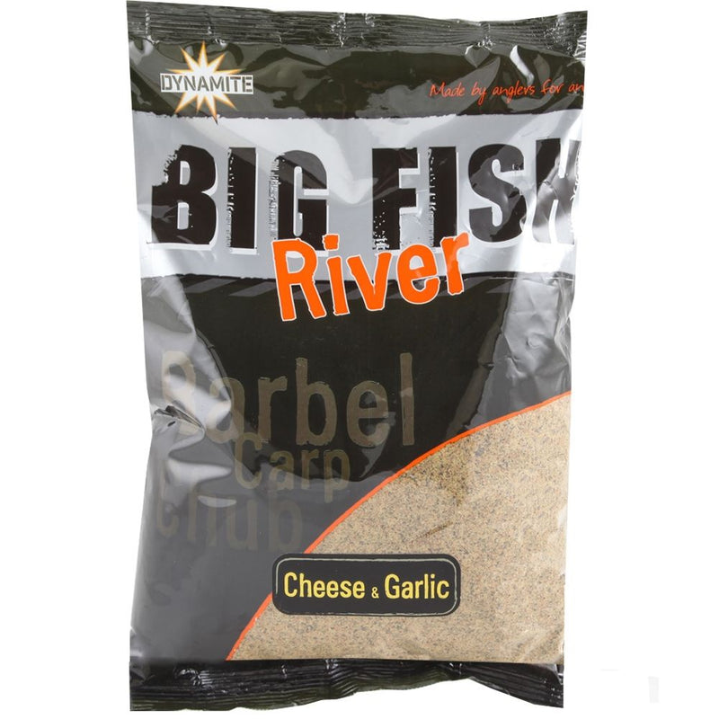 Dynamite Baits Big Fish River Cheese & Garlic Groundbait – Bankside Tackle