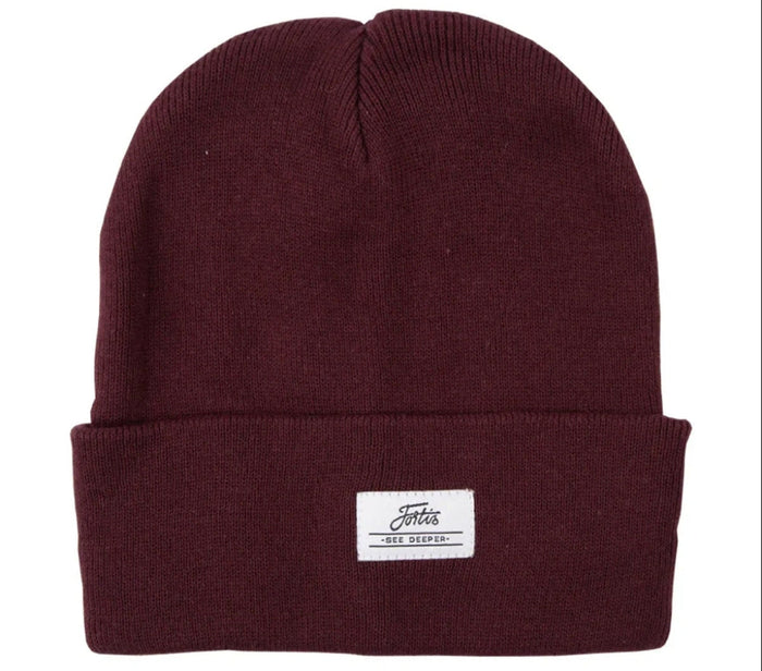 Fortis Maroon Fold Beanie