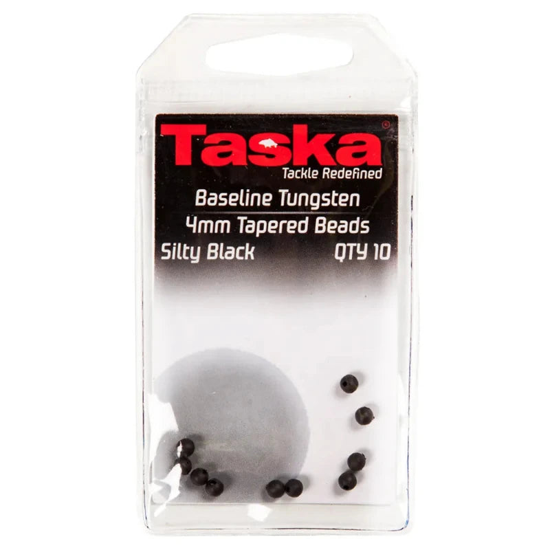 Taska Baseline Tungsten 4mm Tapered Bead