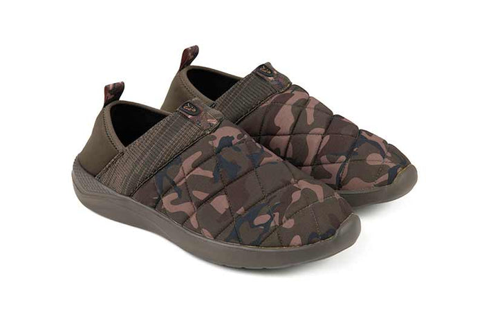 Fox Khaki Camo Bivvy Slippers