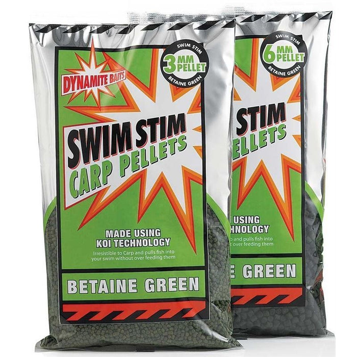 Dynamite Baits Swim Stim Betaine Green Carp Pellets