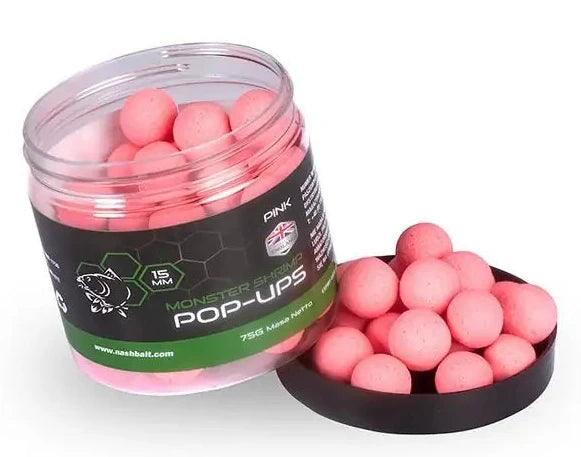 Nash Monster Shrimp Pop Ups 15mm Pink