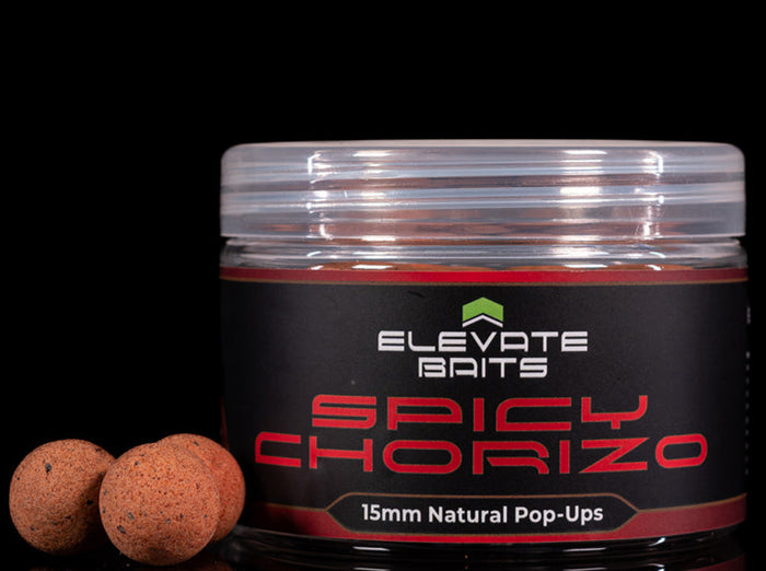 Elevate Baits Spicy Chorizo Natural Pop Ups